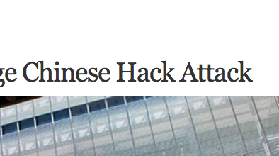 http://abcnews.go.com/Blotter/york-times-alleges-chinese-hack-attack/story?id=18365205