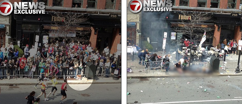 http://www.dailymail.co.uk/news/article-2310200/Boston-bomb-FBI-photographs-Is-second-bomb-just-seconds-exploded.html