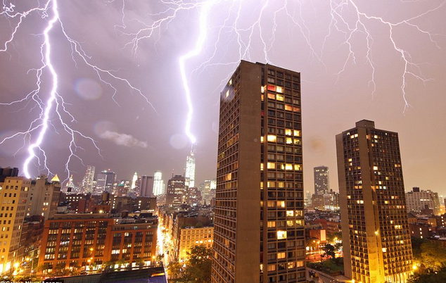 http://www.dailymail.co.uk/news/article-2335601/Dramatic-moment-lightning-bolt-strikes-One-World-Trade-Centre-lights-New-York-skyline-thunderstorm-batters-city.html