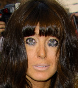 http://www.dailymail.co.uk/tvshowbiz/article-2410619/Claudia-Winkleman-goes-GQ-Awards-smudged-makeup-messy-hair-uneven-tan.html