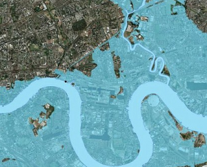 http://www.dailymail.co.uk/sciencetech/article-2520867/New-map-shows-London-underwater-city-Thames-Barrier-built.html