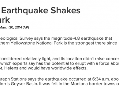 http://abcnews.go.com/Technology/wireStory/48-quake-shakes-yellowstone-national-park-23119314