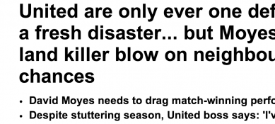 http://www.dailymail.co.uk/sport/football/article-2588292/Manchester-United-land-killer-blow-Manchester-Citys-title-chances.html