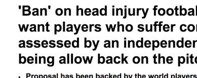 http://www.dailymail.co.uk/health/article-2690917/Ban-head-injury-footballers-Medics-want-players-suffer-concussion-assessed-independent-doctor-allow-pitch.html