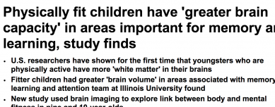 http://www.dailymail.co.uk/health/article-2728964/Physically-fit-children-greater-brain-capacity-areas-important-memory-learning-study-finds.html